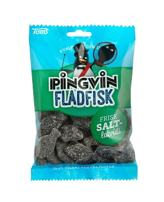 Toms - Pingvin Fladfisk - salt liquorice