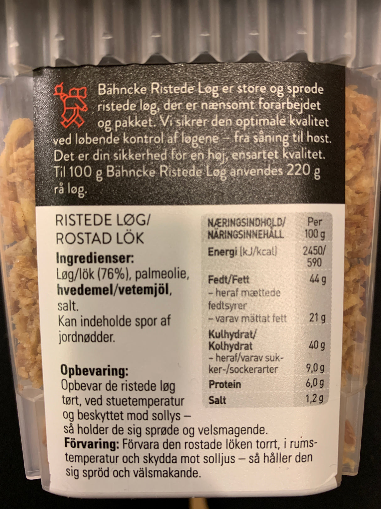 Bähncke - Ristede løg - Onion for your Hot Dog