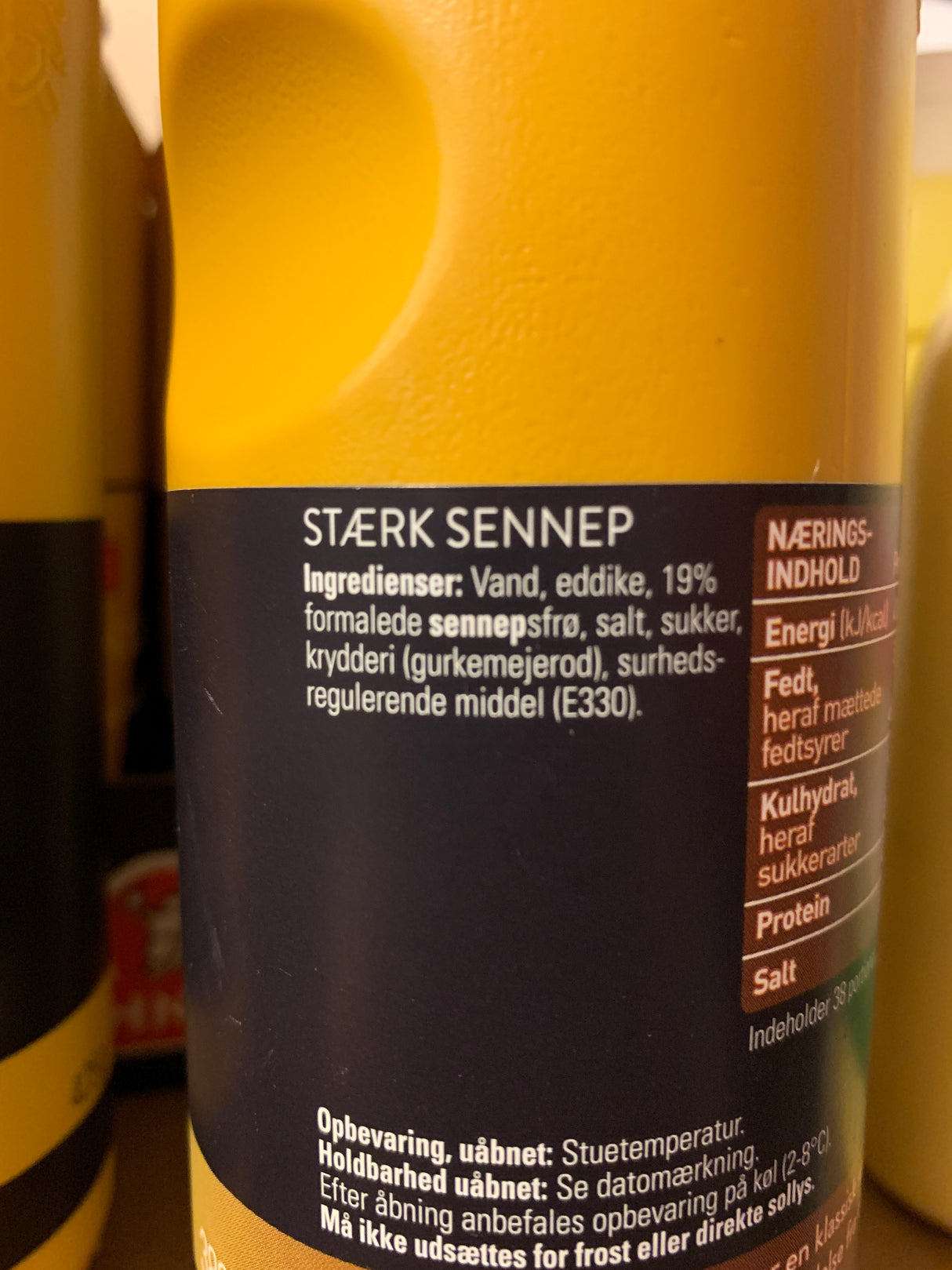 Bähncke - Stærk Sennep - strong mustard