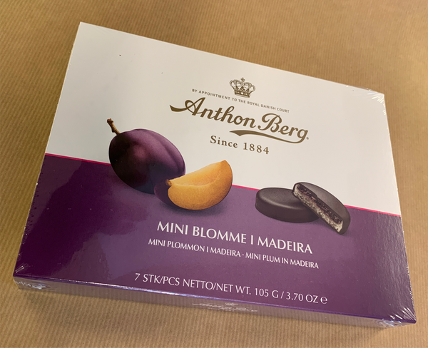 Anthon Berg Mini Blomme I Madeira - mini marzipan / chocolate / plum